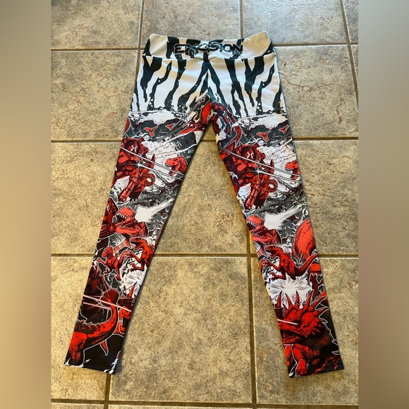 NWT- Excision - Women’s Leggings / Large

'Dino vs. Robot' Leggings - Red - Picture 7 of 13